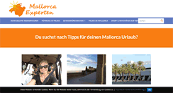 Desktop Screenshot of mallorcaexperten.de
